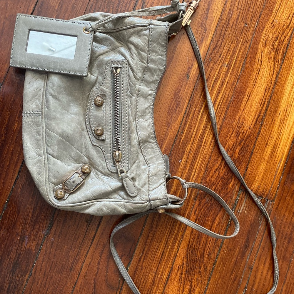Balenciaga grey crossbody bag - Picture 1 of 7